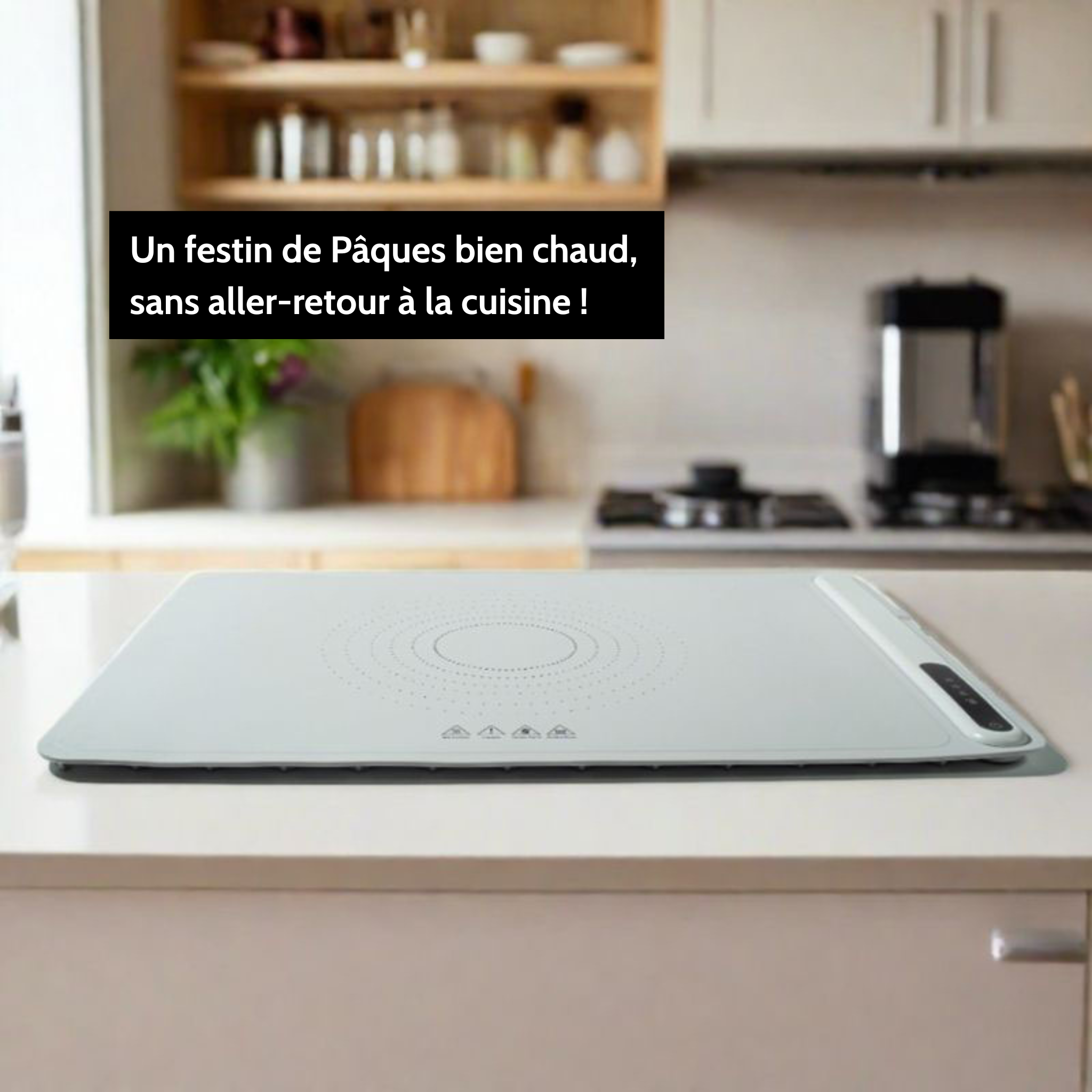Platéo - Chauffe-plat réglable