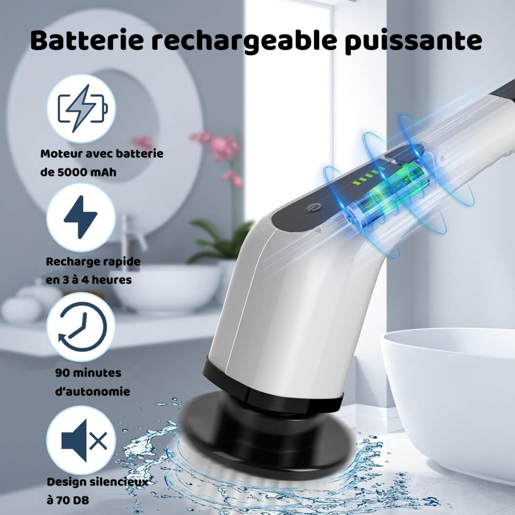 Brosse Rotative Électrique – 9-en-1